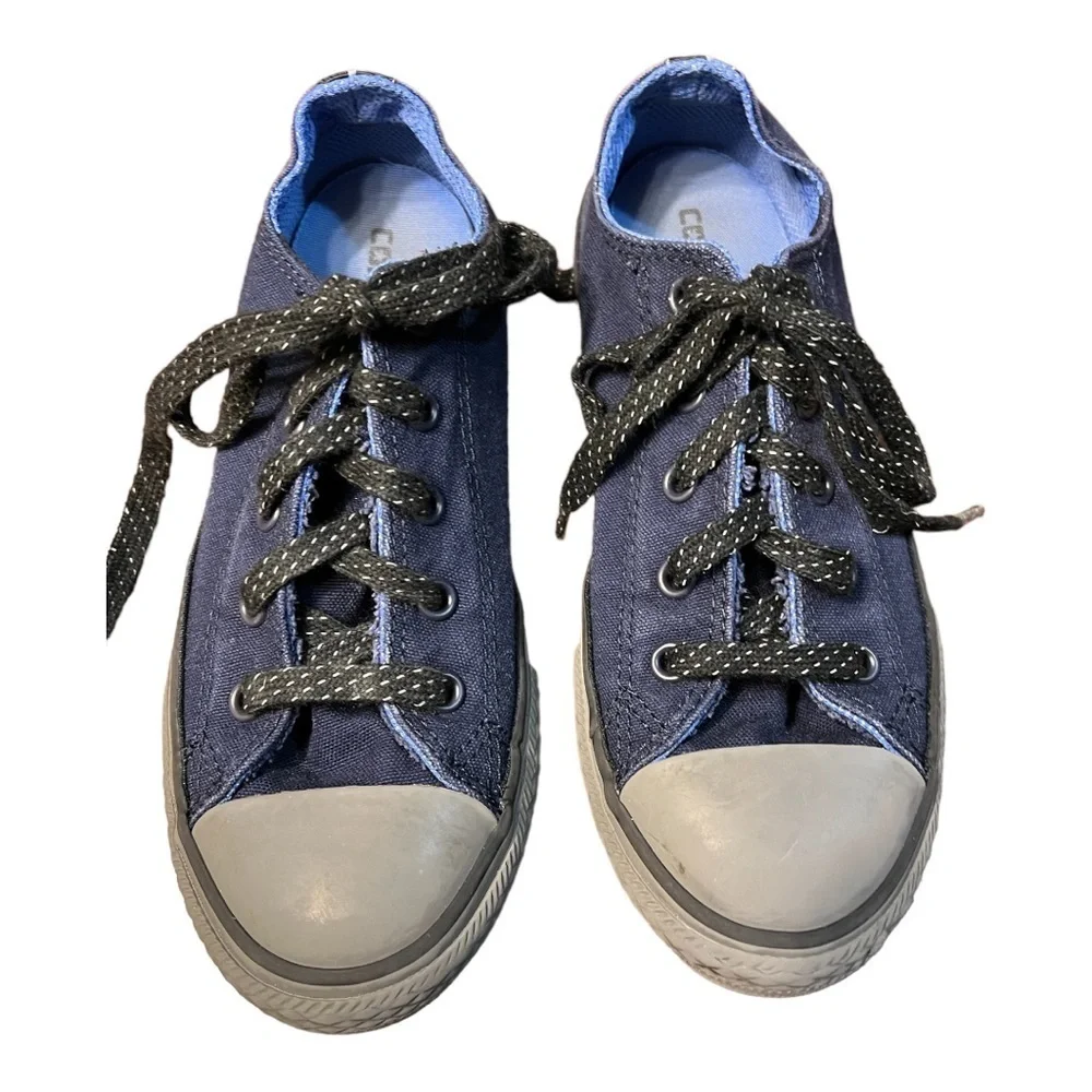 Converse All Star CounterClimate Water Repellent Blue Sneakers Lace-up Jr Size 2